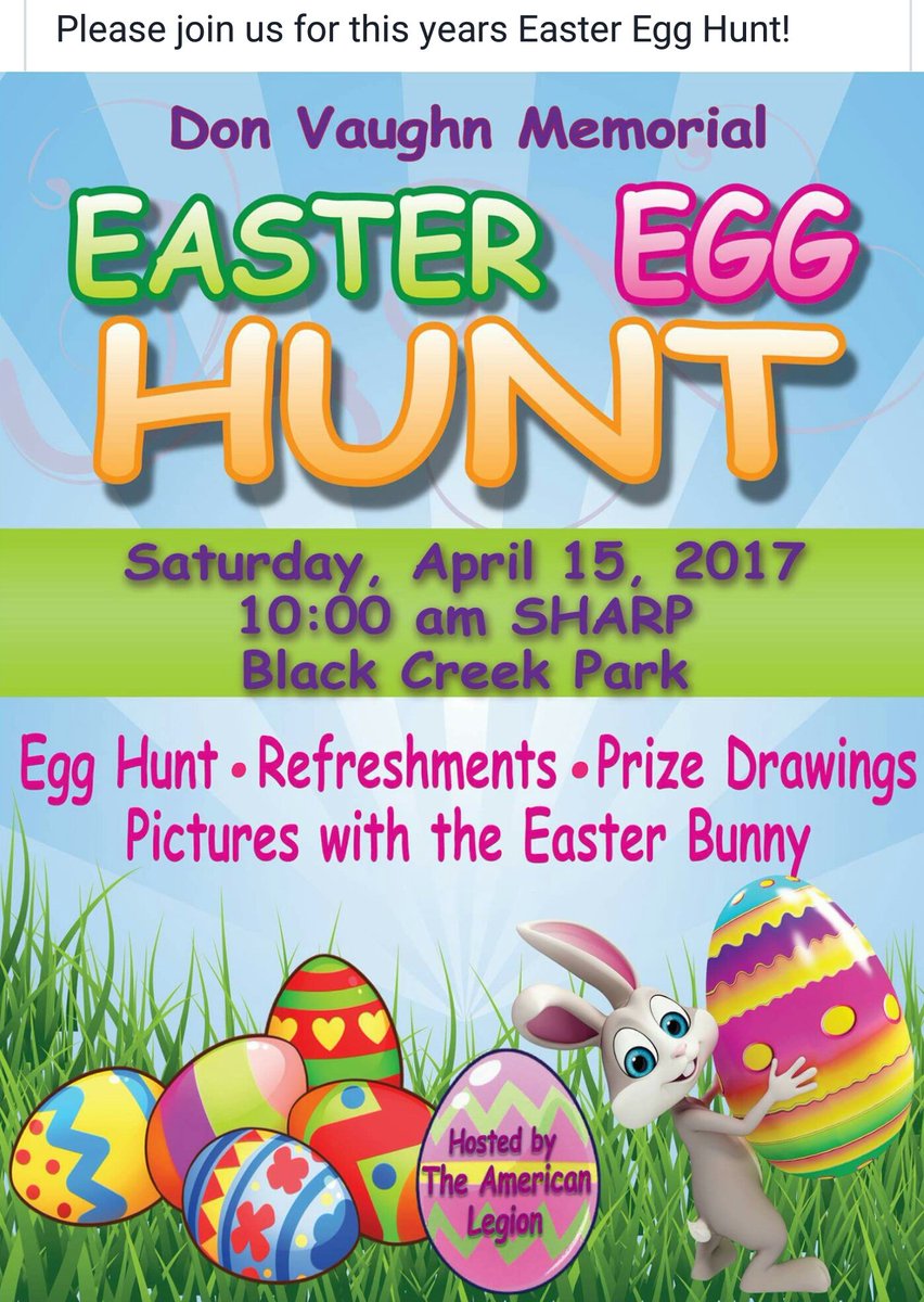 Come enjoy the Easter weekend at the park.