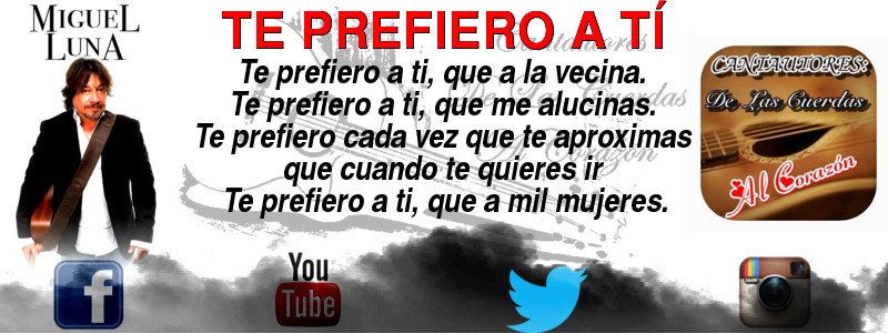 delascuerdasalc's tweet photo. #TePrefieroATi
ESPECIAL de @miguelunamusic aquí en
#CantautoresDeLasCuerdasAlCorazon
#HacemosLoQueNosGusta https://t.co/4HgC7KCpDZ