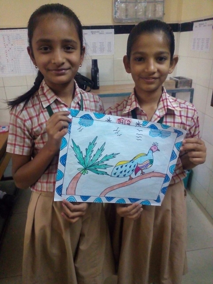 RosaryTweets's tweet photo. #drawing #activity by #rosaryschoolrajkot #students .
#draw #naturalscene #nature #colour #art #creativity #painting #pencil 
@DrVishalVaria https://t.co/pGEdzRvyTb