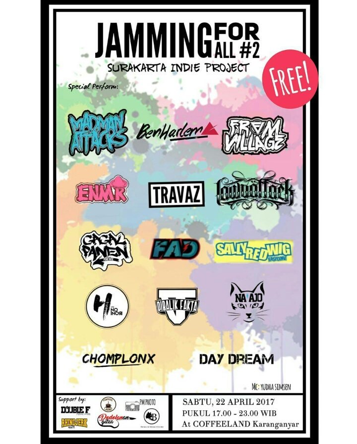 Show terdekat kami.. #SurakartaIndieProject