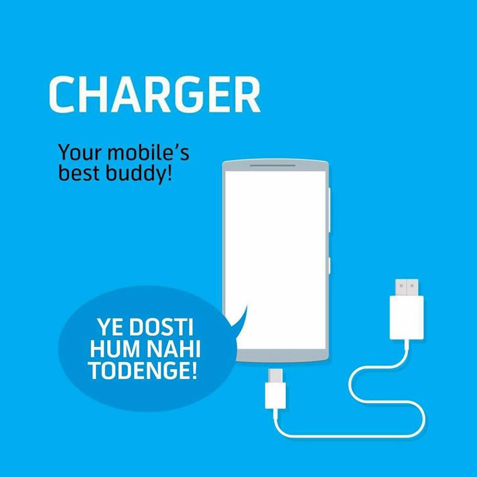 JoshMobileIndia's tweet photo. Your smartphone &amp; charger has a unique bond. Suggest a movie name to this amazing bond. We already have done one! Now it's your turn 😀 https://t.co/UucnuhCPxP