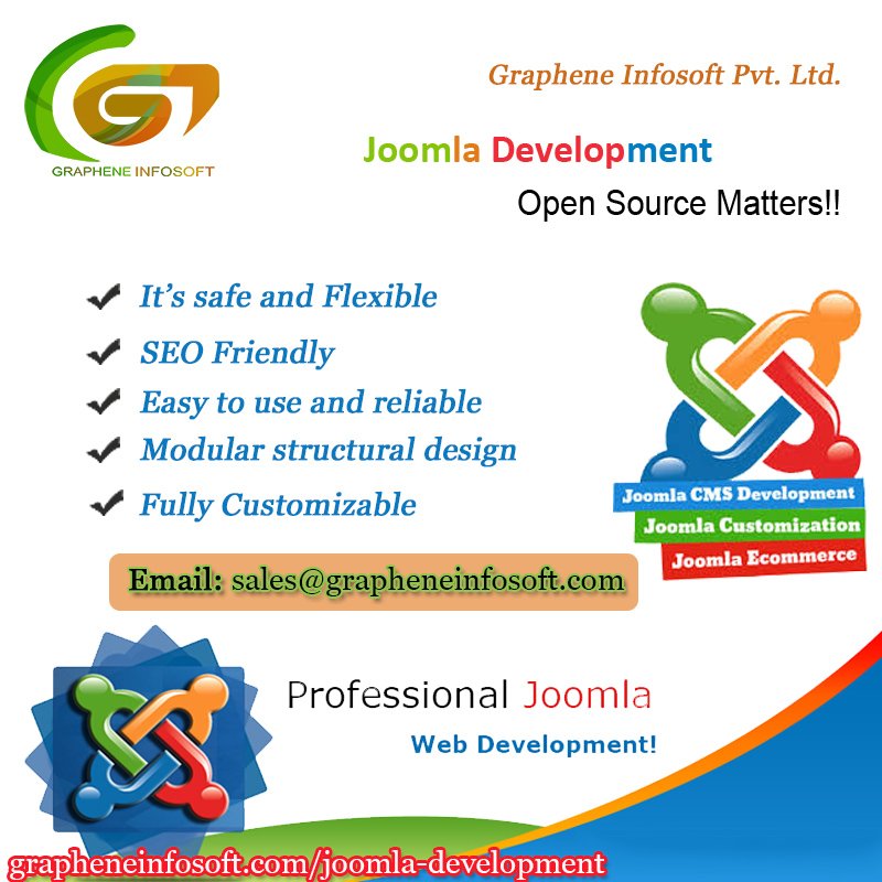GrapheneInfosof's tweet photo. #Joomla Web Development
Graphene Infosoft provides free and open source Joomla! Web development services.
#Visit:
https://t.co/U3QE058Cq7 https://t.co/6zJCv0h5Oc