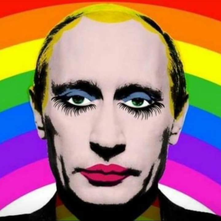 DarioBallini's tweet photo. In #Russia se pubblichi questa foto di #RainbowPutin finisci in galera.
Quindi mi raccomando, non diffondetela eh.
π https://t.co/rNPlMor0kX