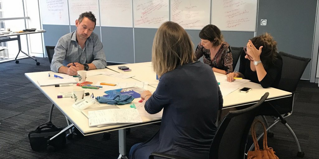 difincubator's tweet photo. Day 1 of our #Brisbane Business Model Workshop today! Awesome entrepreneurs hard at work π‘#DoGoodMakeMoney https://t.co/xEMS6tddOk