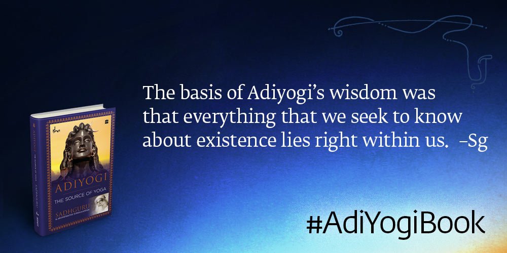 SadhguruJV's tweet photo. #AdiYogiBook https://t.co/MYFKCfJdiW