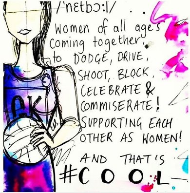 sistersnsport's tweet photo. We loved this sketch by @ScanlanScribble on #Insta from The Inner Game of #Netball https://t.co/BB8btly218 #NetballisCool https://t.co/rel82rs4nW
