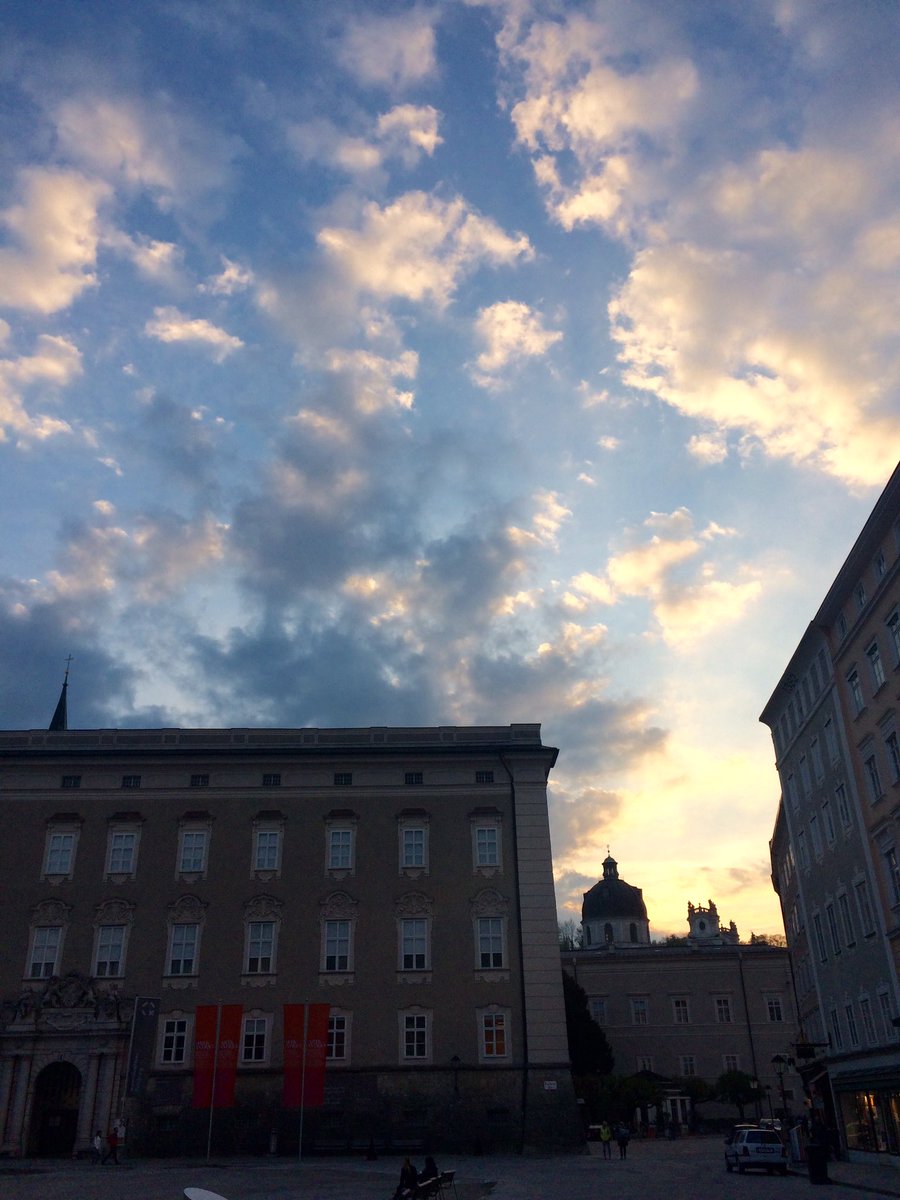 Salzburg is looking so Bob Ross right now 🙂☁️☁️