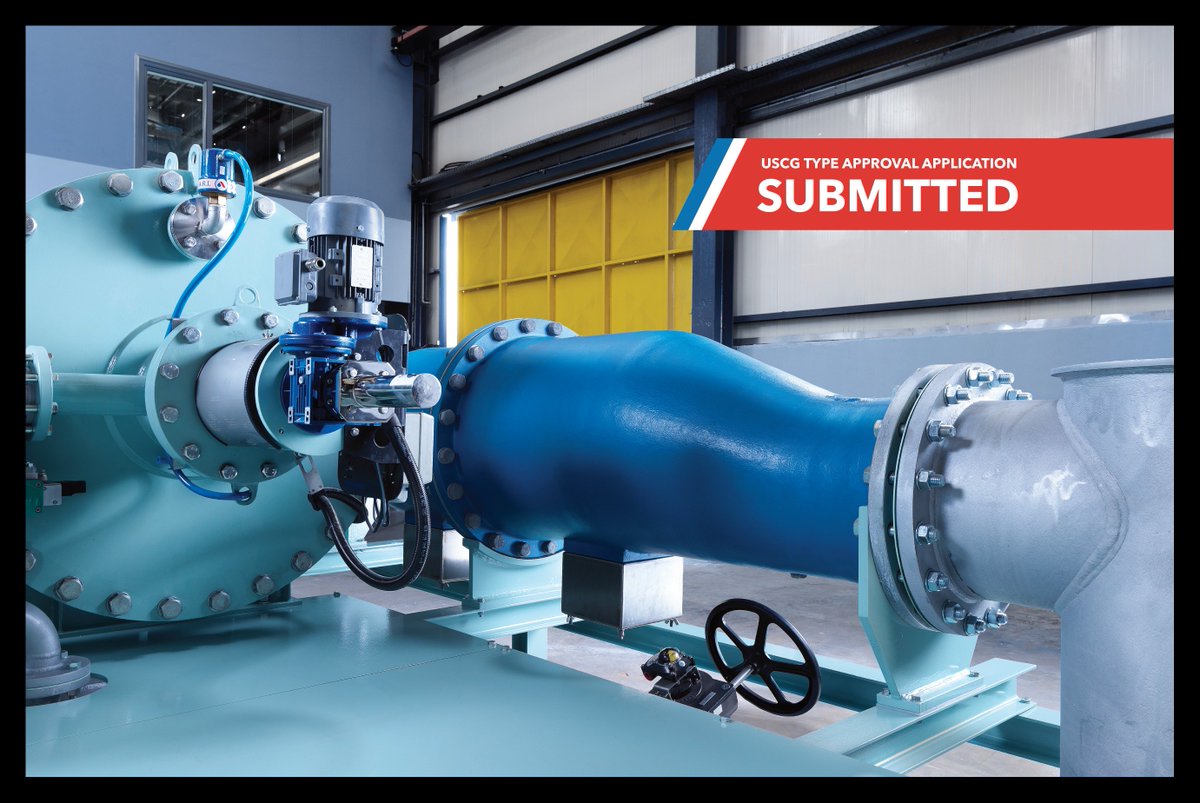 <a href="/ERMABWTS/">ERMA FIRST</a> became the first full flow electrolysis BWTS maker to file its Type Approval Application with the USCG on April 11 #BallastWater