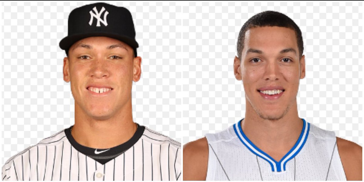 So Aaron Gordon and Aaron Judge are half-brothers, right?