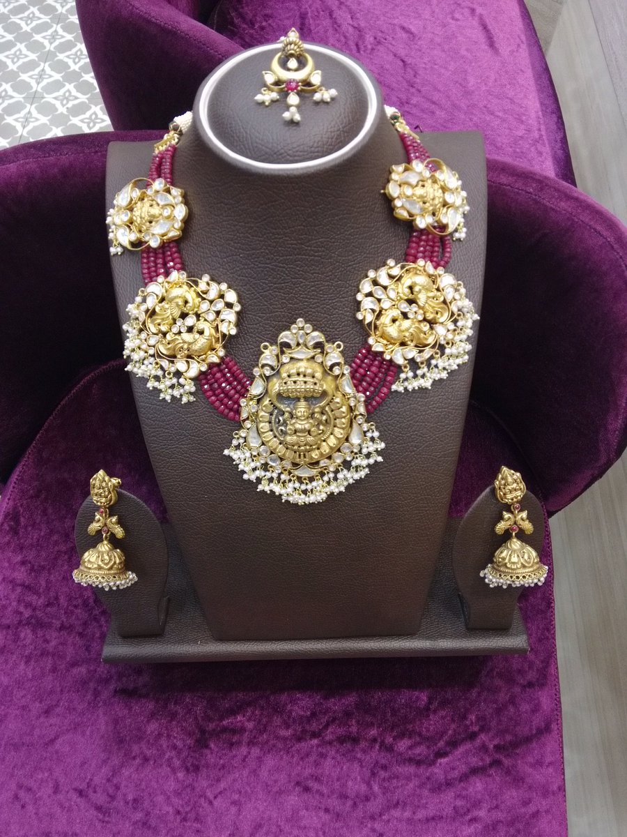 SJewele's tweet photo. Precious Ruby with  silver pendents. https://t.co/u0pzwO8eYU