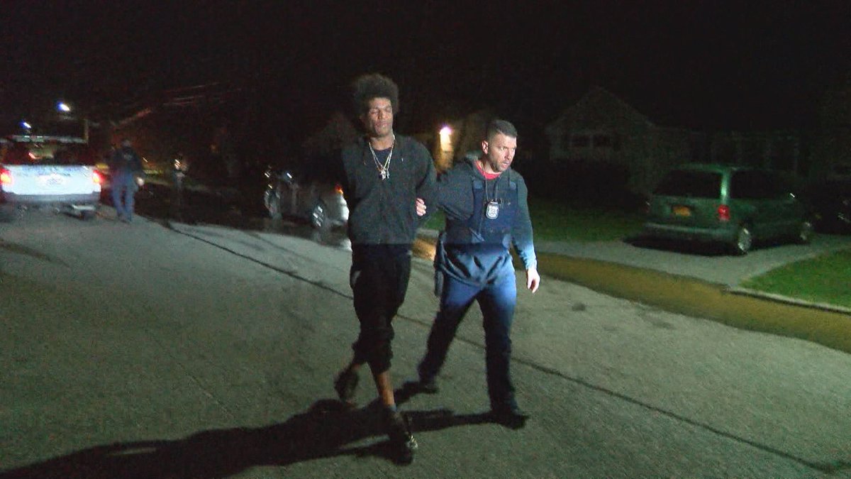 Central Islip, NY- Serial Armed Robbers spree comes to an end after asking news cameraman for a ride from perp search scene.