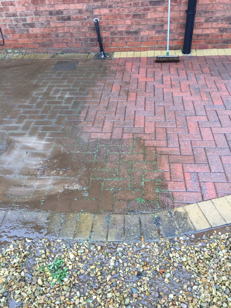 1purevision's tweet photo. We can clean and re-sand your patio area to bring it back to life. #springtime #jetwashing https://t.co/j7aDSRaMPa