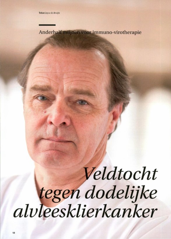 SupCasper's tweet photo. Lees hier het artikel 'Veldtocht tegen dodelijke alvleesklierkanker' in de #Monitor, het wetenschappelijk tijdschrift van @ErasmusMC. https://t.co/4j1Y0Gls43
