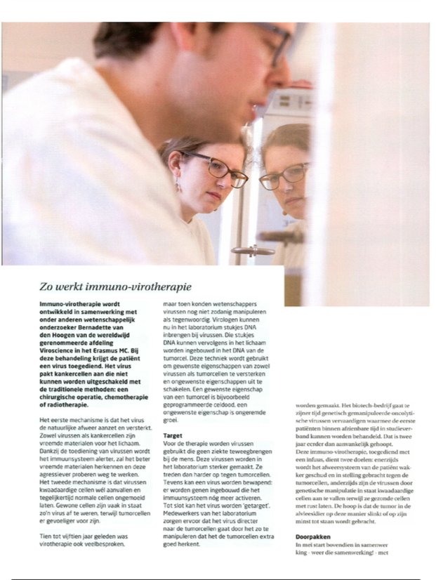 SupCasper's tweet photo. Lees hier het artikel 'Veldtocht tegen dodelijke alvleesklierkanker' in de #Monitor, het wetenschappelijk tijdschrift van @ErasmusMC. https://t.co/4j1Y0Gls43