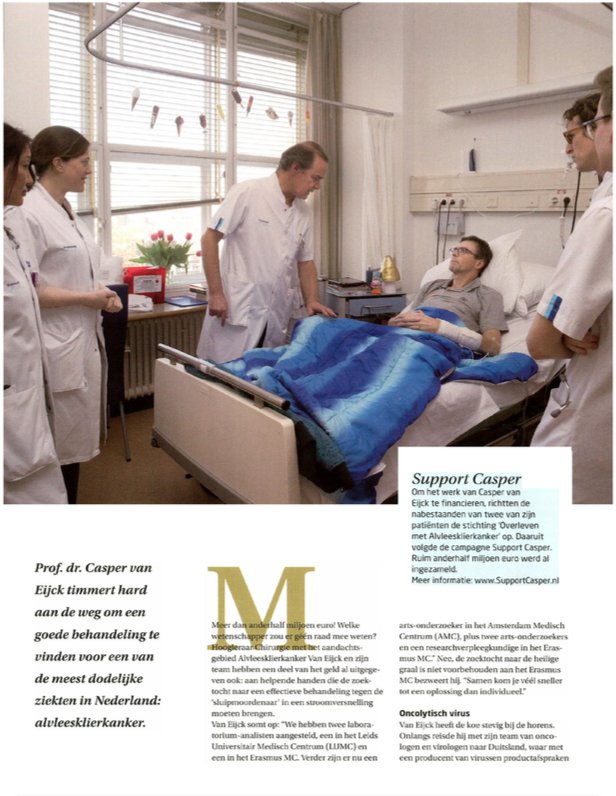 SupCasper's tweet photo. Lees hier het artikel 'Veldtocht tegen dodelijke alvleesklierkanker' in de #Monitor, het wetenschappelijk tijdschrift van @ErasmusMC. https://t.co/4j1Y0Gls43