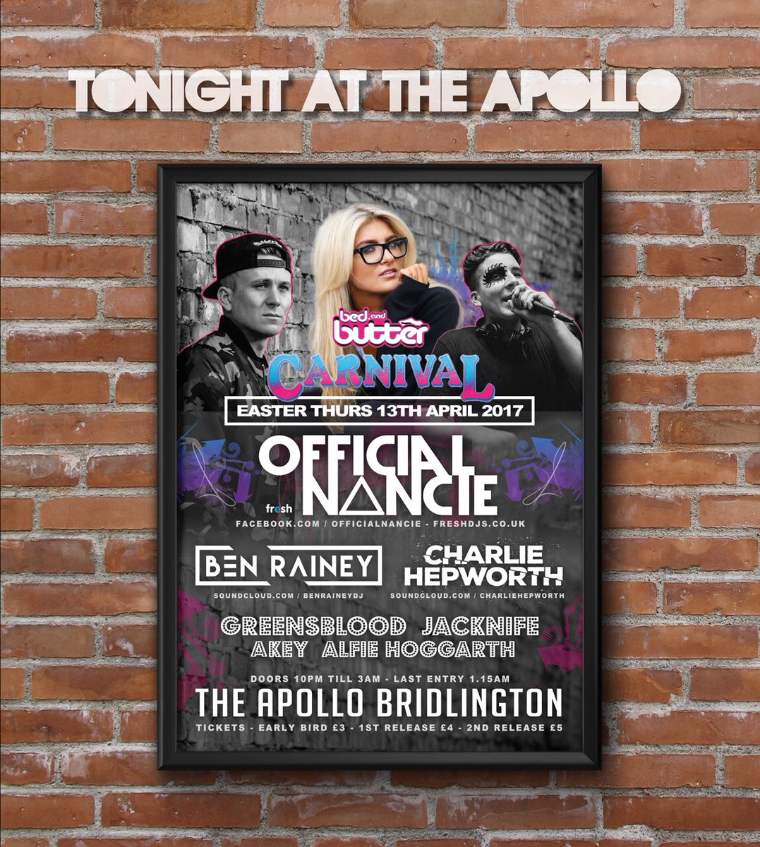 GreensBlood's tweet photo. ❤❤ TONIGHT AT THE APOLLO BRIDLINGTON ❤❤ https://t.co/XCxfffwPHV