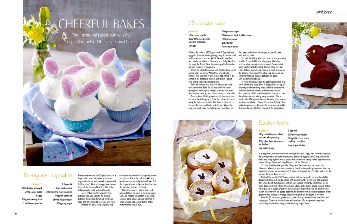 _LandScapemag's tweet image. Today's #TBT is to our lovely bunny baking ideas, from our #Spring2016 issue - just in time for the #Easterweekend!