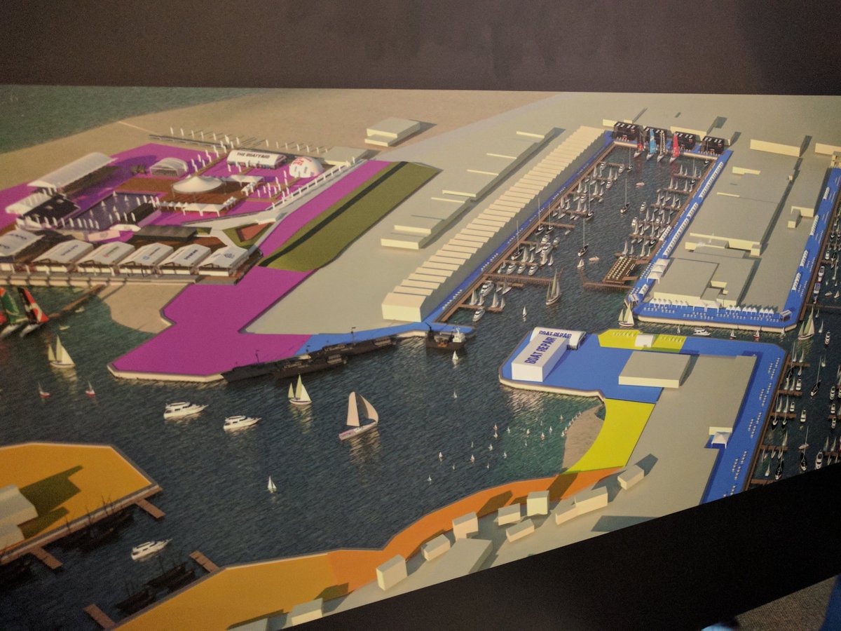 Henkruijl's tweet photo. Finishdorp @volvooceanrace juni 2018 in #Scheveningen op plek @OE_denhaag noordkant boulevard #grootser nog dan vorige keer. #OODH https://t.co/cR3TtiLsGh
