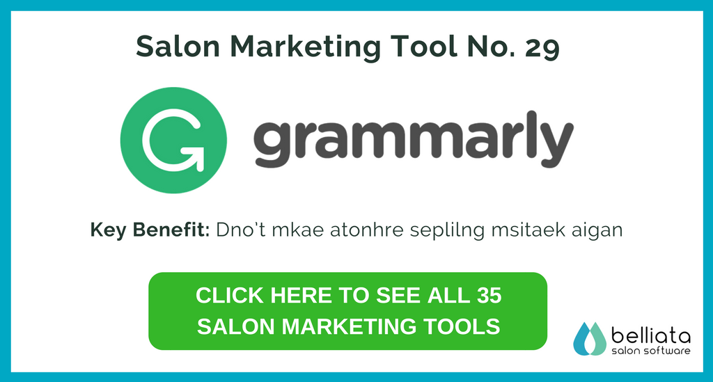belliata_com's tweet photo. Need #hairsalon #marketingtools?

Try @grammarly for #marketingcopy #spelling 

Read -> https://t.co/Xd2n0pnR2K

#hairdresser #hairstylist https://t.co/6iOcIIGc4k