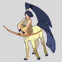 【ドット絵】速魚、小梅 #人馬 