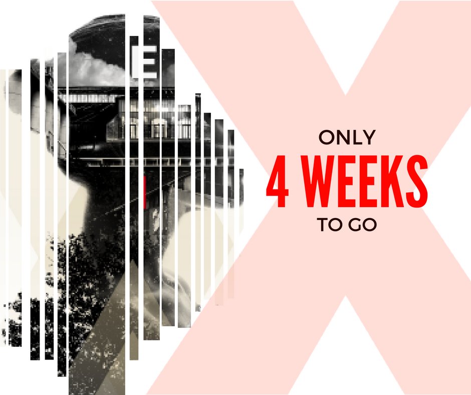 - 4 settimane. E' iniziato il conto alla rovescia! #TEDxReggioEmilia 
#waitingfor #beautyineverything #beautyiseverywhere #ReThink