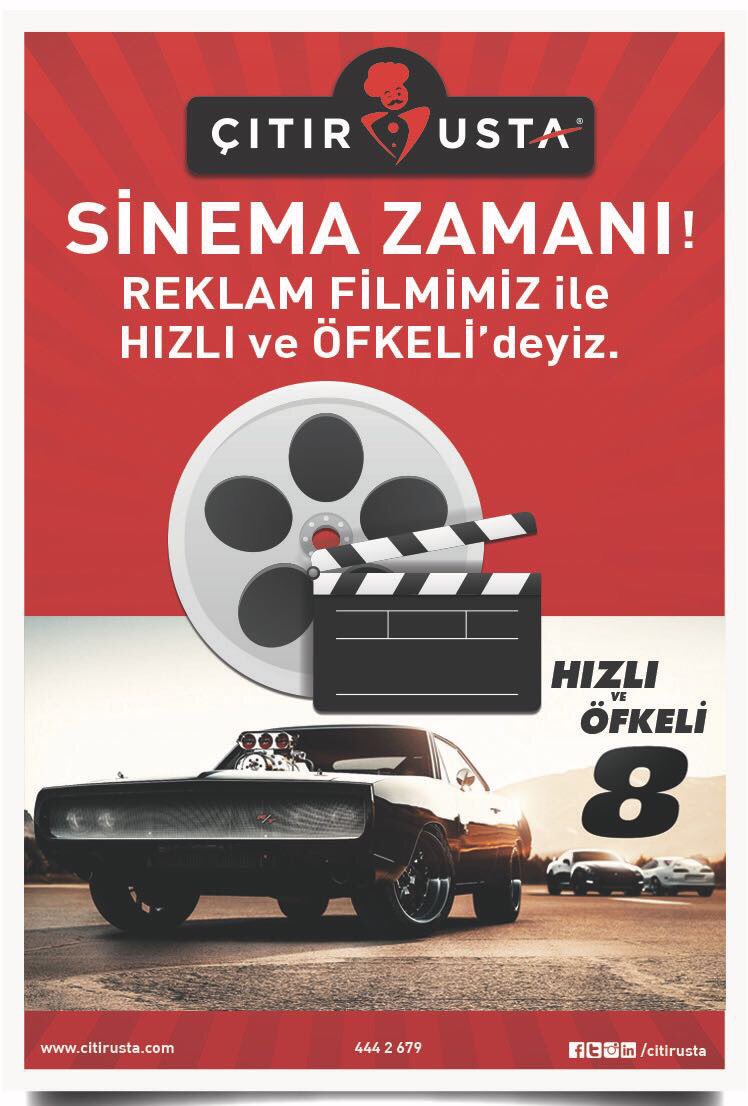 citirusta's tweet photo. Film de efsane lezzetlerimiz de efsane :)
Hızlı ve Öfkeli ile sinemalardayız. 😁 #citirusta #hizliofkeli #sinema https://t.co/mD49LQ1F1v