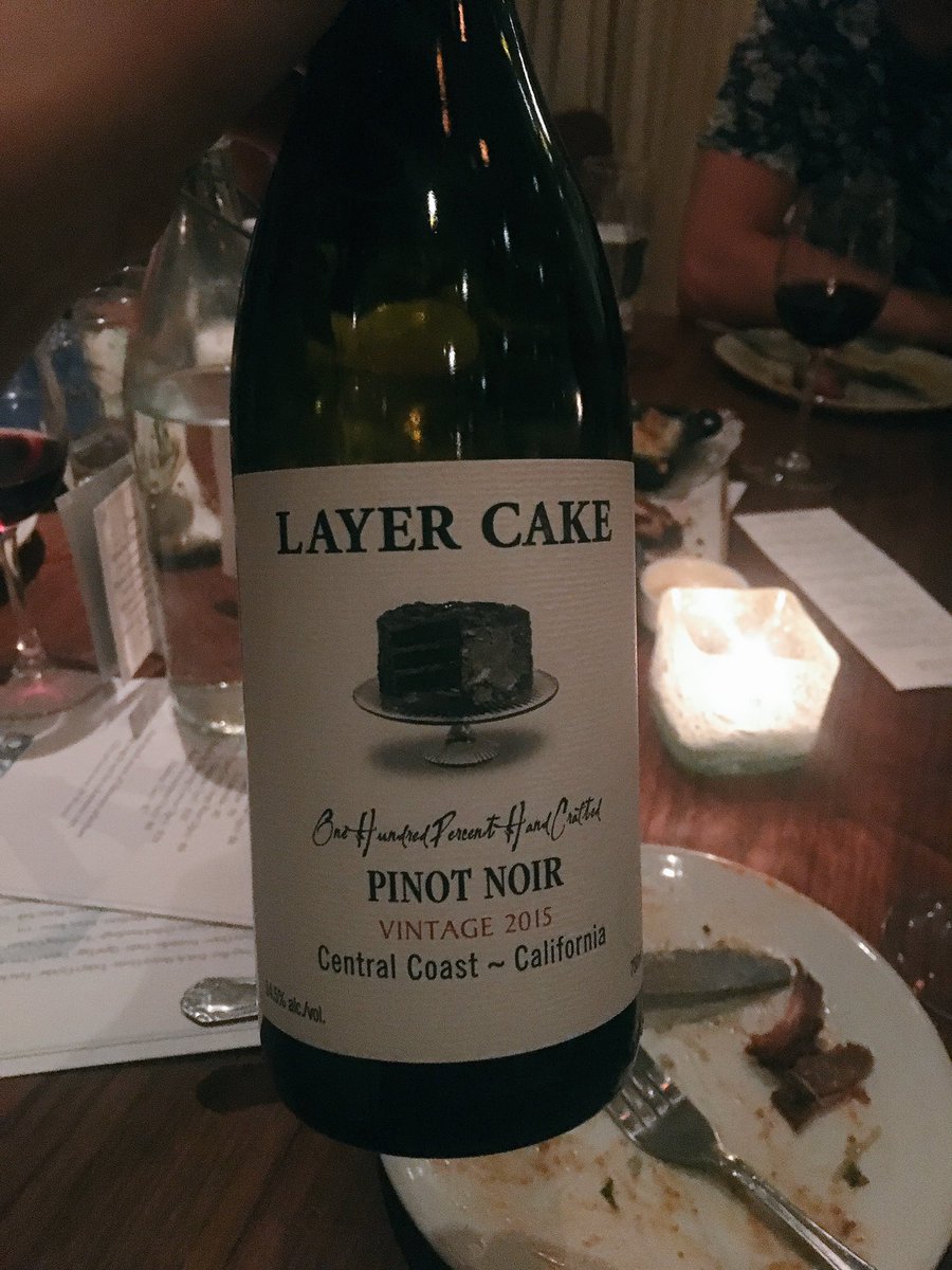 Tasty Tipples at @TheChurchKeyLA #pinotnoir #layercake