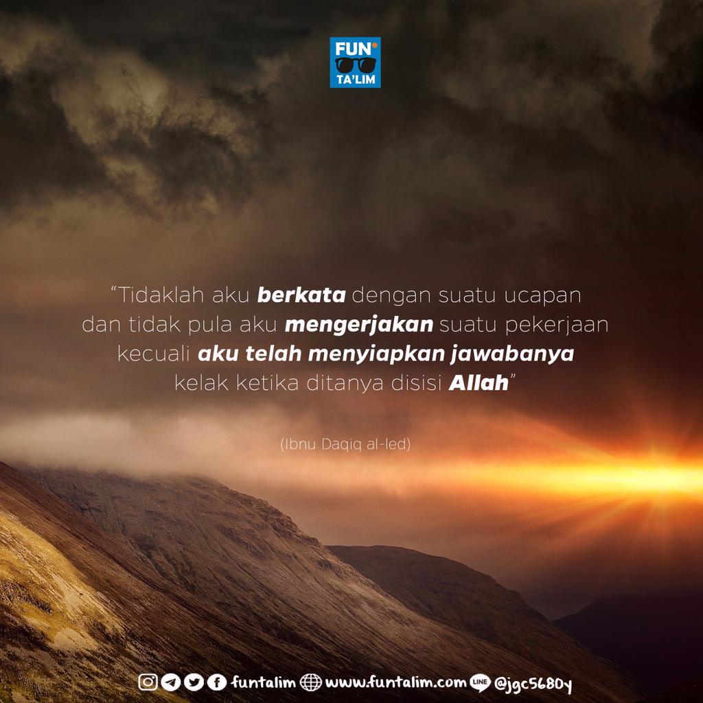 Sudah siap kah kelak jawaban nya ketika ditanya disisi Allah ???? instagram.com/p/BS020hqDbGv/