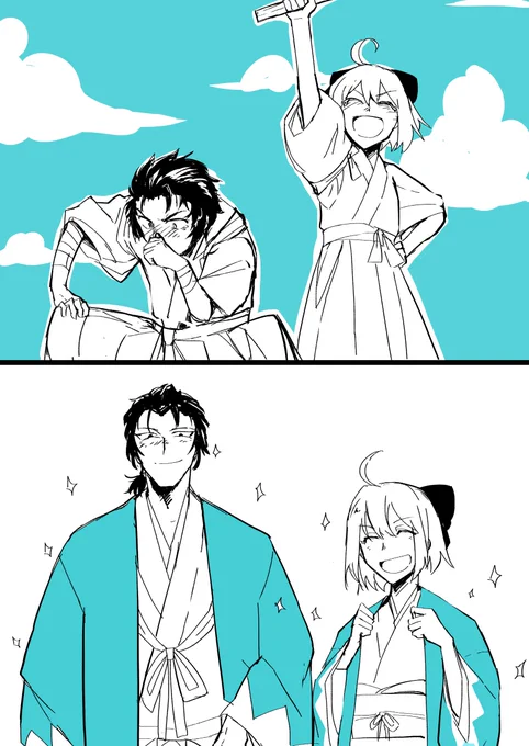 土方と沖田　#FateGO 