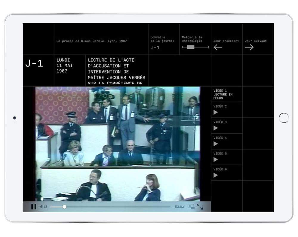 ___n3rd___'s tweet image. Exposition sur le procès de Klaus Barbie, du 30/03 au 15/10 au @Shoah_Memorial de Paris. #n3rdprojets #shoah