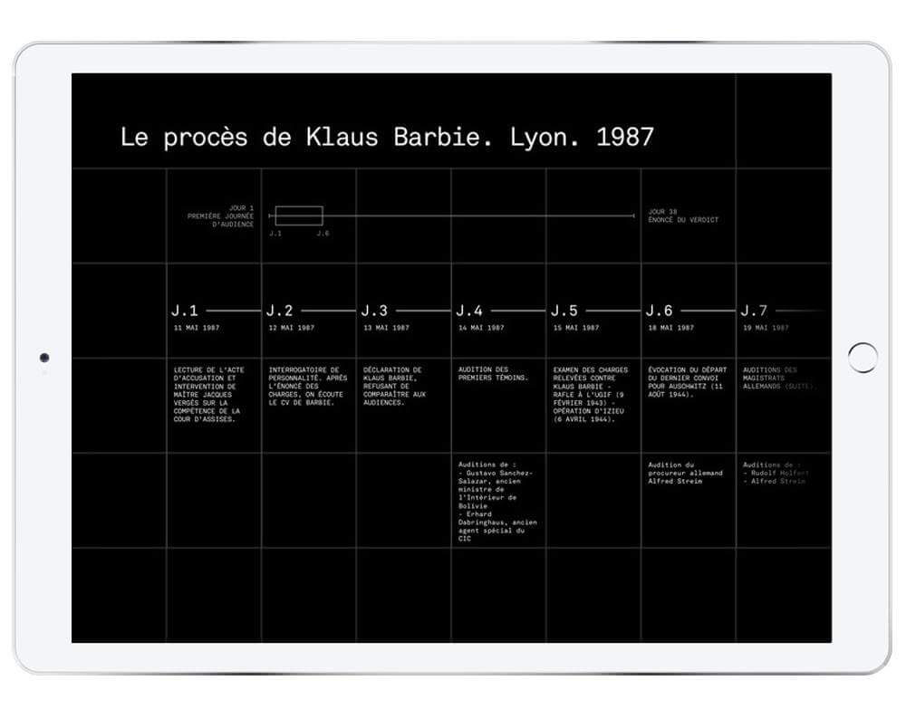 ___n3rd___'s tweet image. Exposition sur le procès de Klaus Barbie, du 30/03 au 15/10 au @Shoah_Memorial de Paris. #n3rdprojets #shoah