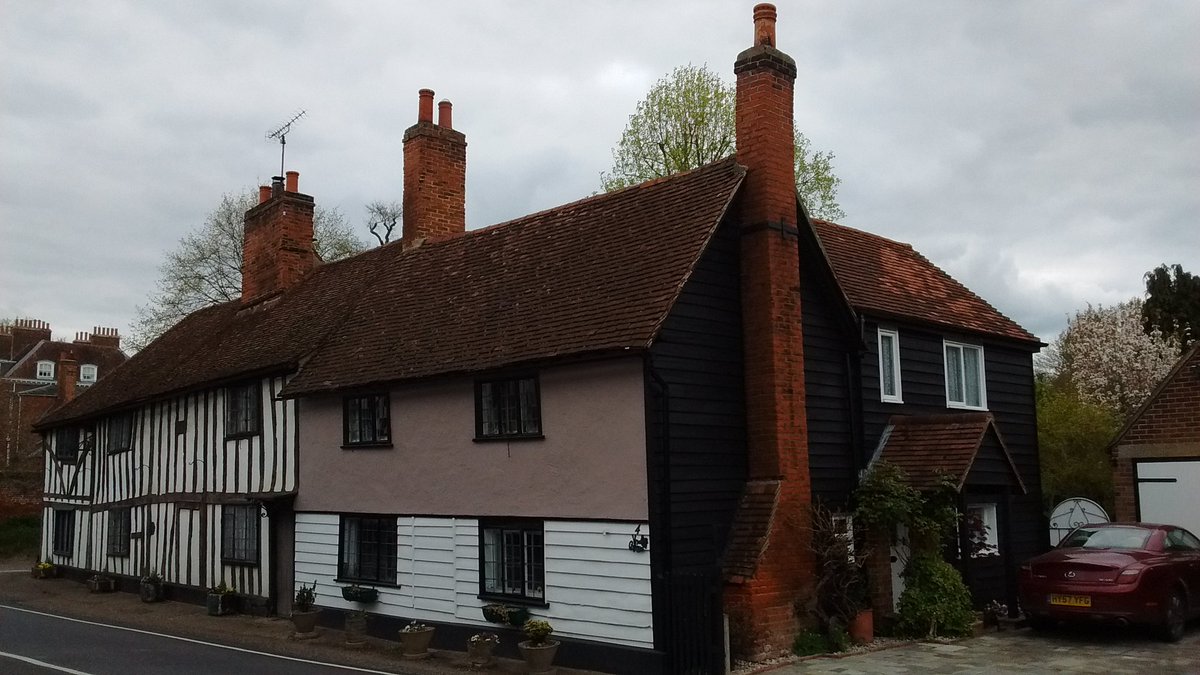 VArchGroup's tweet photo. VAG Spring Conference day 2 - a stroll around the fascinating village of Much Hadham with stunning wall paintings at The Forge museum. https://t.co/LhRZYy5DIh