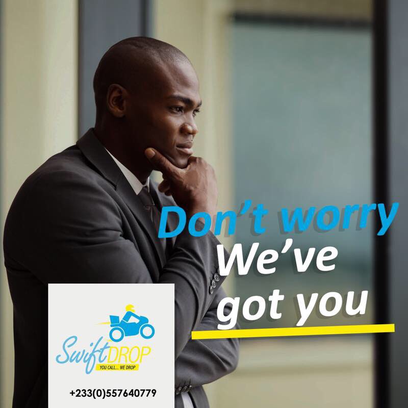 SwiftDropgh's tweet image. Still the most reliable delivery service in Ghana. Smile, we&apos;ll take care of it! 😃 Call us on 0557640779 #swiftdrop #youcallwedrop