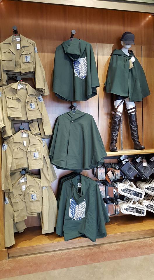 Attack on Titan Merchandise 2022 at Universal Studios Japan • TDR Explorer