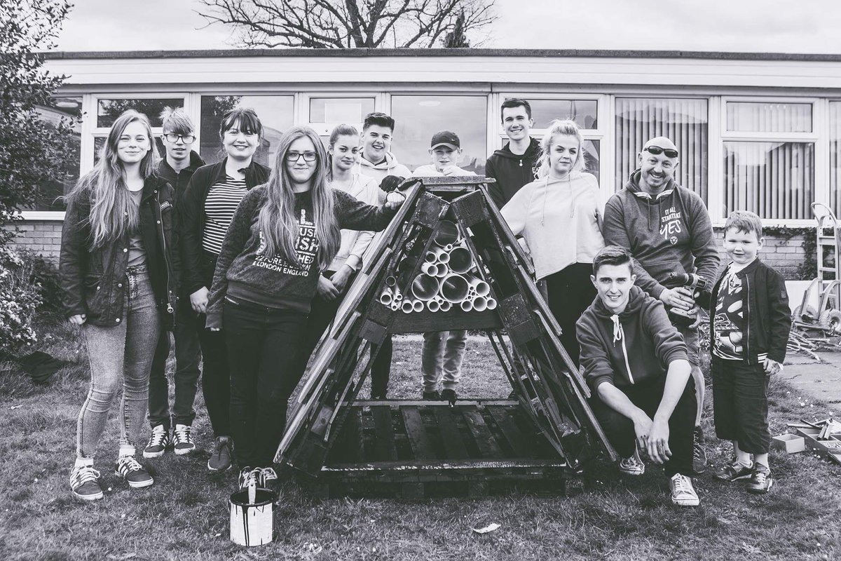 cwa_us's tweet image. The black &amp;amp; white #BugBox from #NCS #SocialActionProject