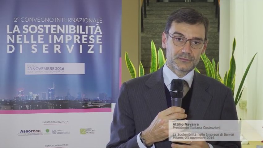 assoreca's tweet photo. Intervista a Attilio Navarra, Presidente Italiana Costruzioni, al Convegno #assoreca16 >> https://t.co/vUz174NlpY https://t.co/AxhvcEgABL