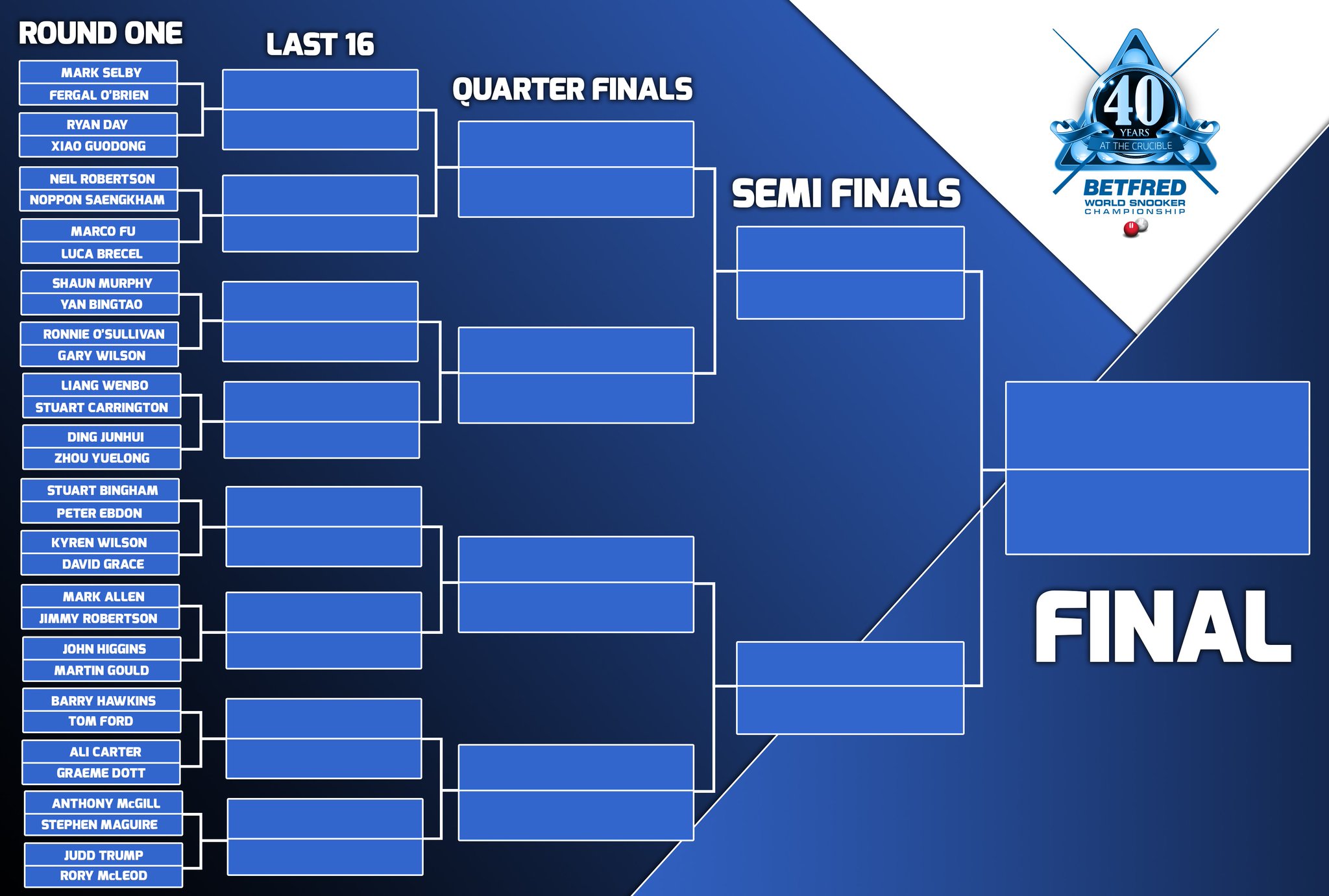 snooker draw today