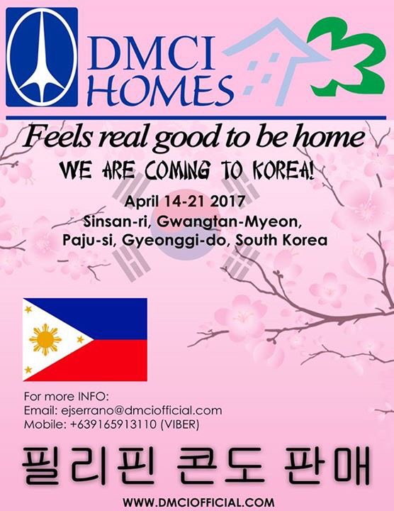 dmciinquiries's tweet photo. We are coming to #Korea 🌸🌸🌸#dmci #dmcihomes #dmciofficial https://t.co/5YpYU1XGsQ