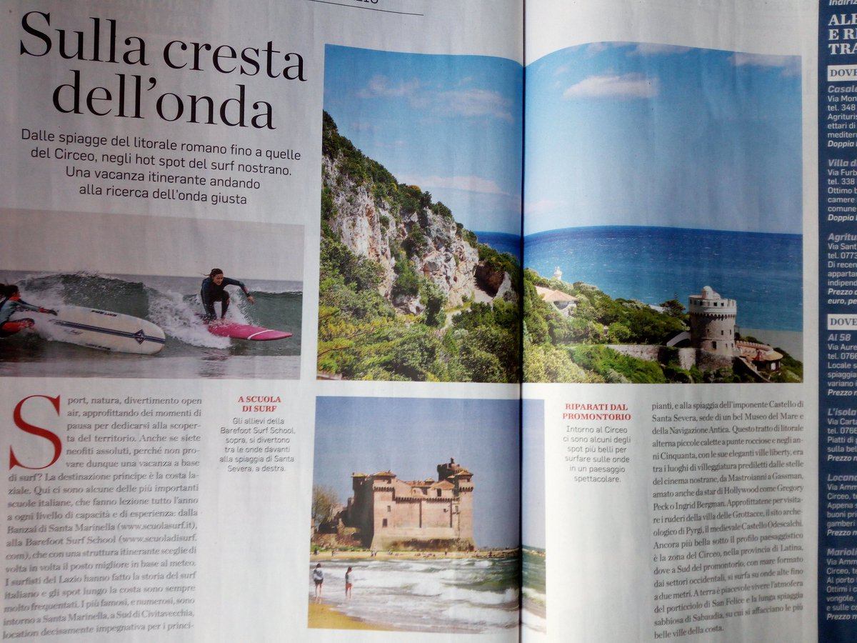 anbrambilla's tweet photo. Gli hot spot più belli del #Lazio per #surfare in un paesaggio mozzafiato.
Scopri li su AM in edicola. https://t.co/tOZVxPsti6