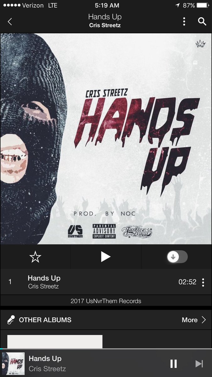 lou_costello_'s tweet photo. Some Gangsta shit @CrisStreetz #handsup #usnvthem https://t.co/kngSxkKnvi