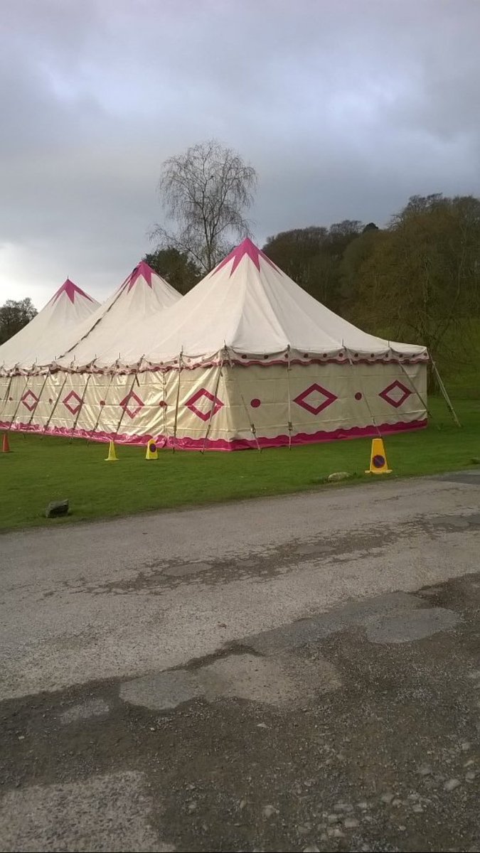 jodielgroves1's tweet photo. The tent is up! The Healing Fields is in two days!! 😬Please help us give it one last push by retweeting. #HealingFields @Brathay https://t.co/8CoxmiX45t