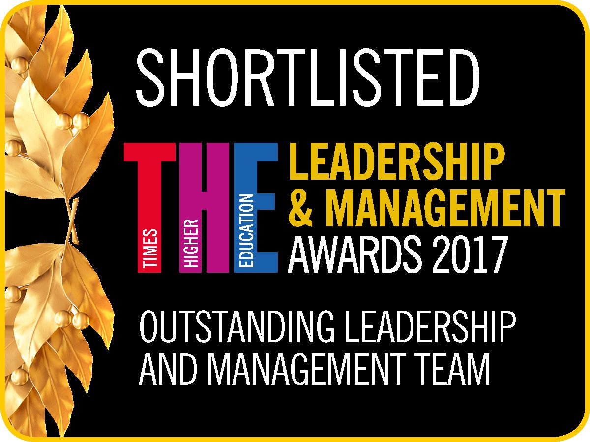 We are delighted to have won 2 nominations in this year's Times Higher Education Leadership and Management Awards: bit.ly/2pbNQpK