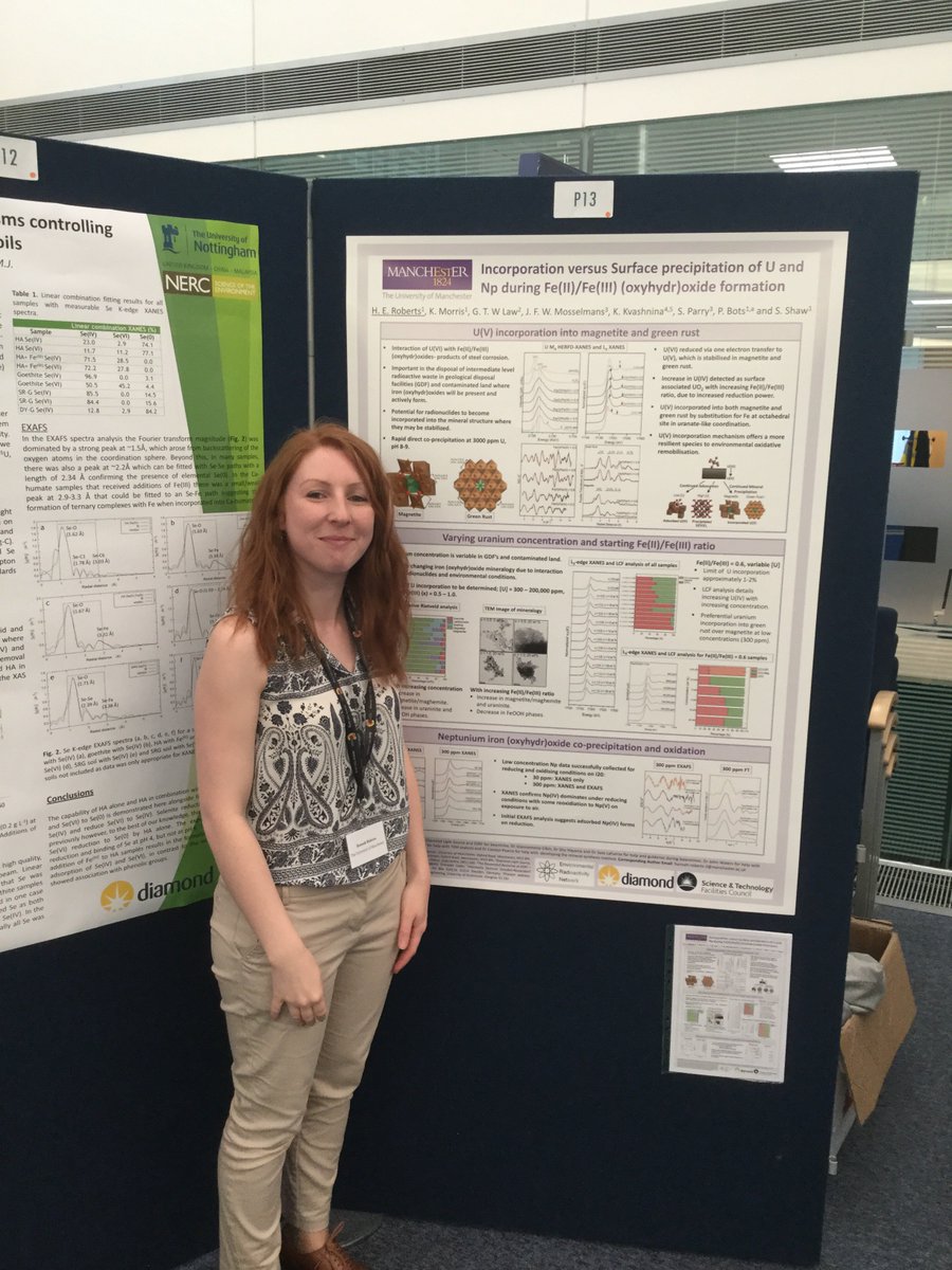 AnXAS2017's tweet photo. @UoMSEES PhD student @hannaheroberts receiving the best student poster award for her fantastic poster presented last night @DiamondLightSou https://t.co/Qw2BoTWskD