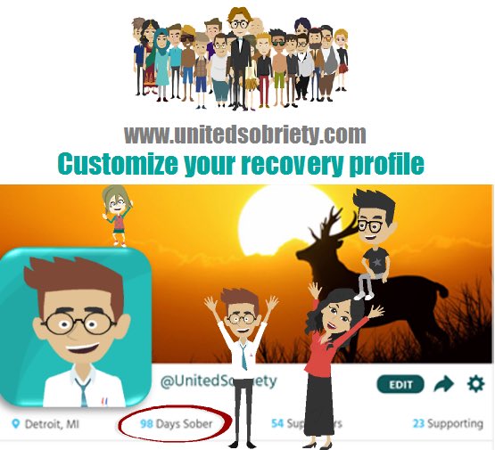 UnitedSobriety's tweet photo. Visit https://t.co/5K9mFEnHhw #app #tech #ai #fintech #mentalhealth #recovery #rehab #sober #addiction #innovation #mobile #VentureCapital https://t.co/6w4Aanf8Ry