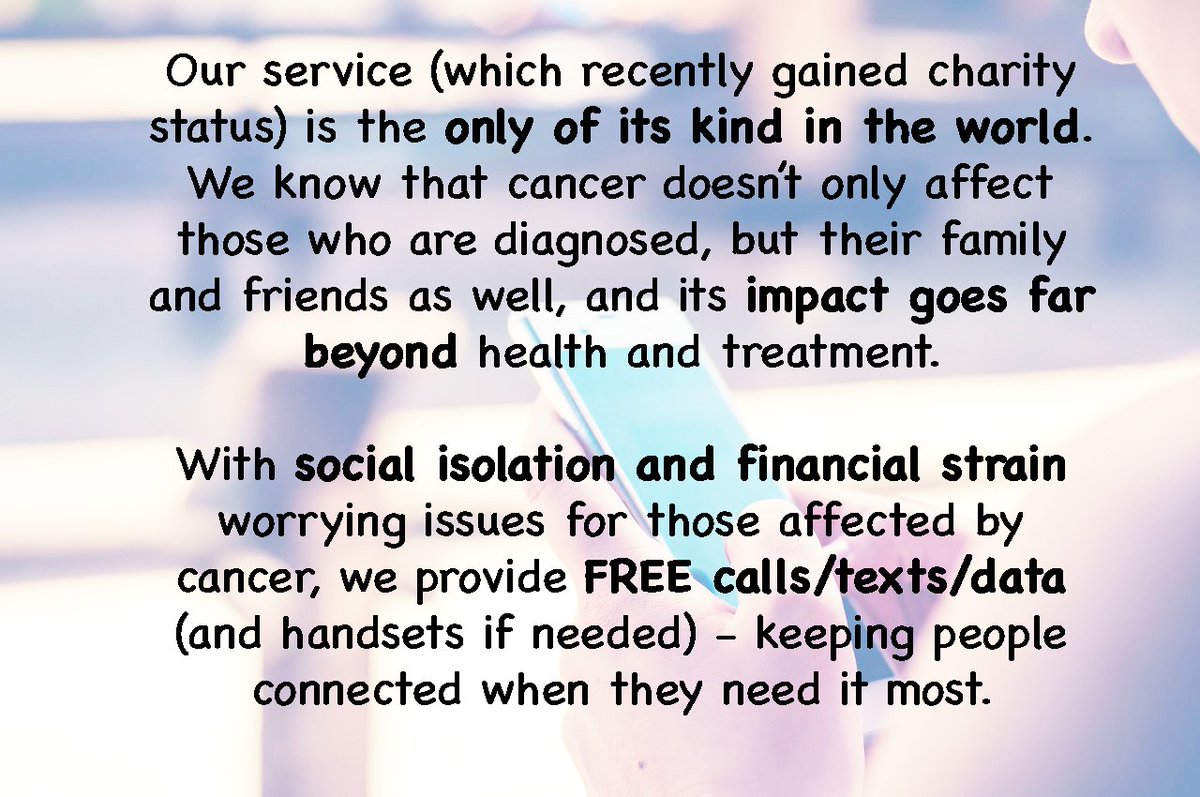 YoursimPal's tweet photo. When people affected by cancer can stay connected without worrying about bills, we alleviate some of the challenges they face #collaboration https://t.co/0wTUE414du