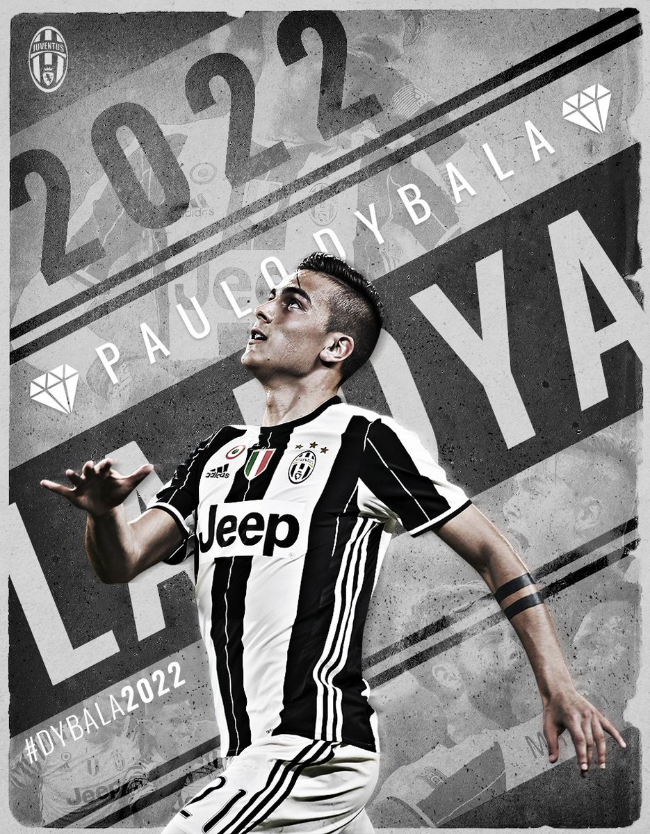 UFFICIALE: <a href="/PauDybala_JR/">Paulo Dybala</a> rinnova con la Juventus fino al 2022 💎 juve.it/unkO30aPgwh #Dybala2022
