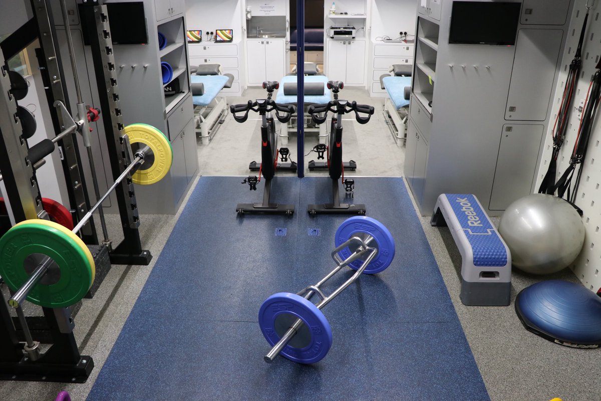 Etpi's tweet photo. New training/gym equipment &amp; entertainment systems ensure the @EuropeanTour players continue to have world class facilities on tour 💪🏼🏌🏻⛳️ https://t.co/9ouGvF4UfA