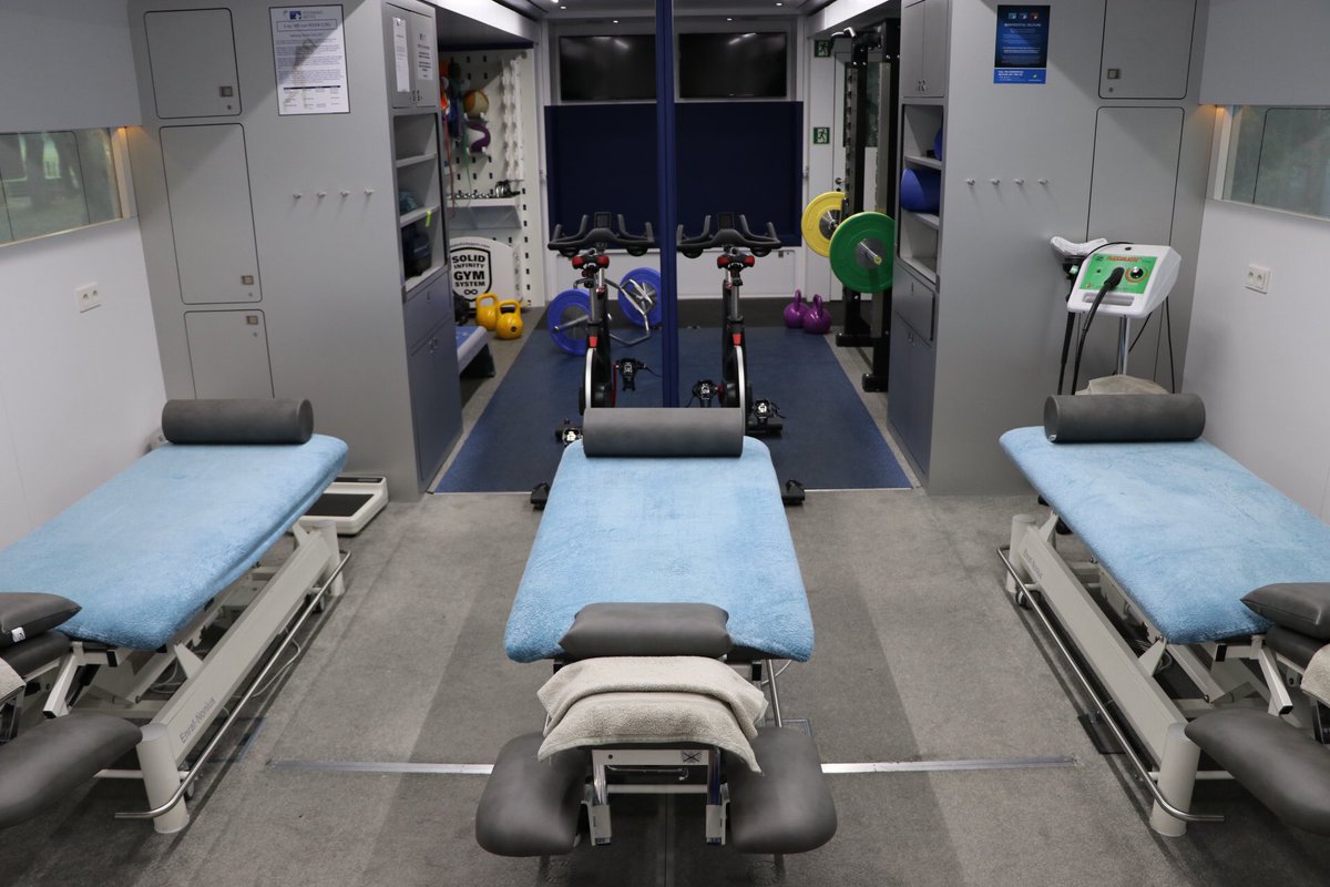 Etpi's tweet photo. New training/gym equipment &amp; entertainment systems ensure the @EuropeanTour players continue to have world class facilities on tour 💪🏼🏌🏻⛳️ https://t.co/9ouGvF4UfA