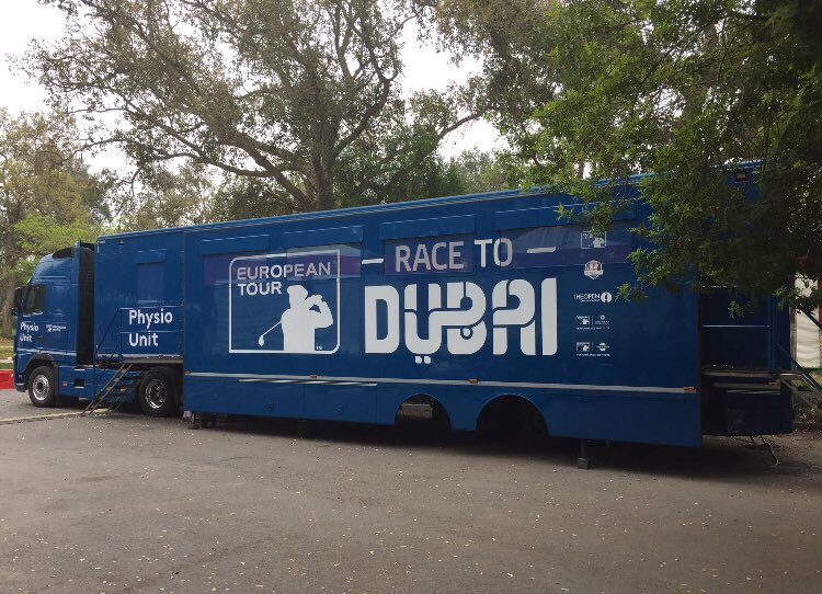 Etpi's tweet photo. New training/gym equipment &amp; entertainment systems ensure the @EuropeanTour players continue to have world class facilities on tour 💪🏼🏌🏻⛳️ https://t.co/9ouGvF4UfA