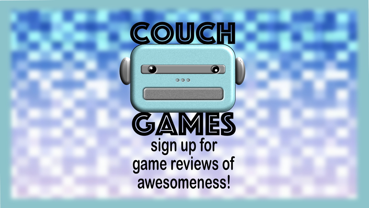 CouchGamesTV's tweet photo. @CouchGamesTV game reviews in your inbox... hit the link, sign up, all set!
Couch-Bot THANKS you!
https://t.co/caop0jGHqT https://t.co/78JxRTnJAU